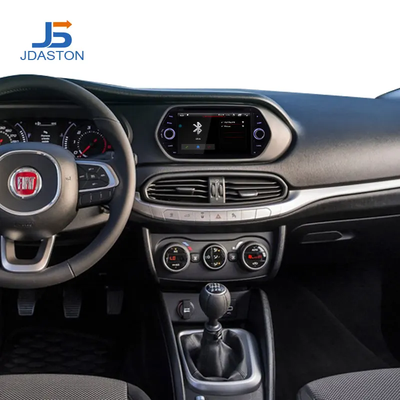 Top JDASTON Android 9.1 Car DVD Player For Fiat Bravo 2007 2008 2009 2010 2011 2012 GPS Navigation 2 Din Car Radio Stereo multimedia 5