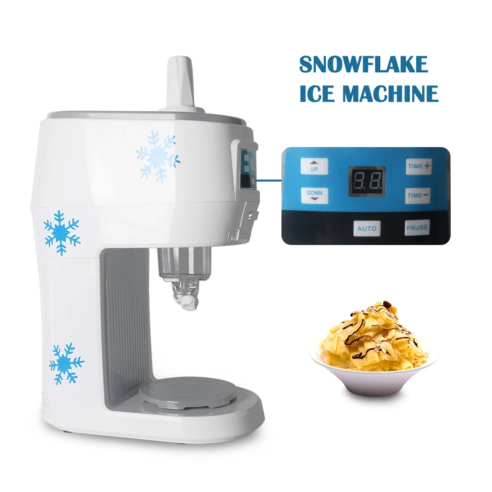 ITOP Semi-automatic Snowflakes Maker Machine Fruit Juice Store Electric Smoothies Snowflake Ice Shaved Crusher 70kgs/h Quantity ITOP Semi-automatic Snowflakes Maker Machine Fruit Juice Store Electric Smoothies Snowflake Ice Shaved Crusher 70kgs/h Quantity
