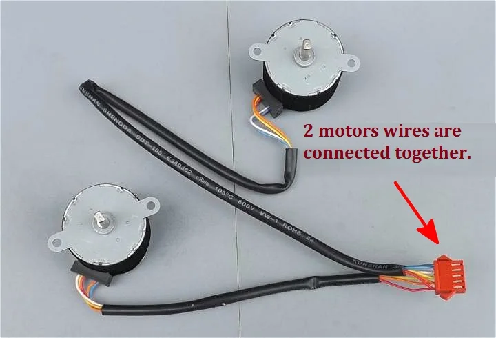 1 пара MP35HA32 DC12V 4 фазный 5 проводной Шаговый двигатель 150mN.m 7 градусов Передаточное