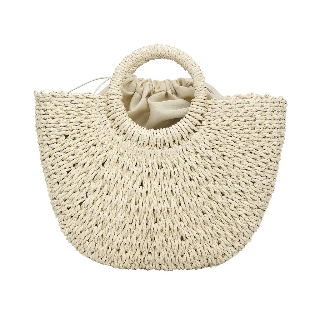 

OCARDIAN Handbag Organizer With Pockets Women Bag-2019 New Fashion Casual Straw Woven Bag Solid Wild Casual Wind Dropship A13