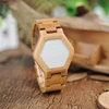 BOBO BIRD WE03 Brand Designer Digital Watch Night Vision Bamboo Watch Mini LED Watch Design With Unique Time Display Tokyoflash ► Photo 3/6