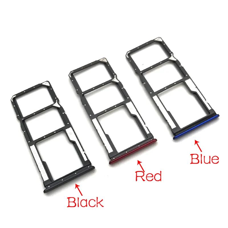

For Xiaomi Redmi 7 Micro Nano SIM Card Holder Tray Slot Holder Adapter Socket