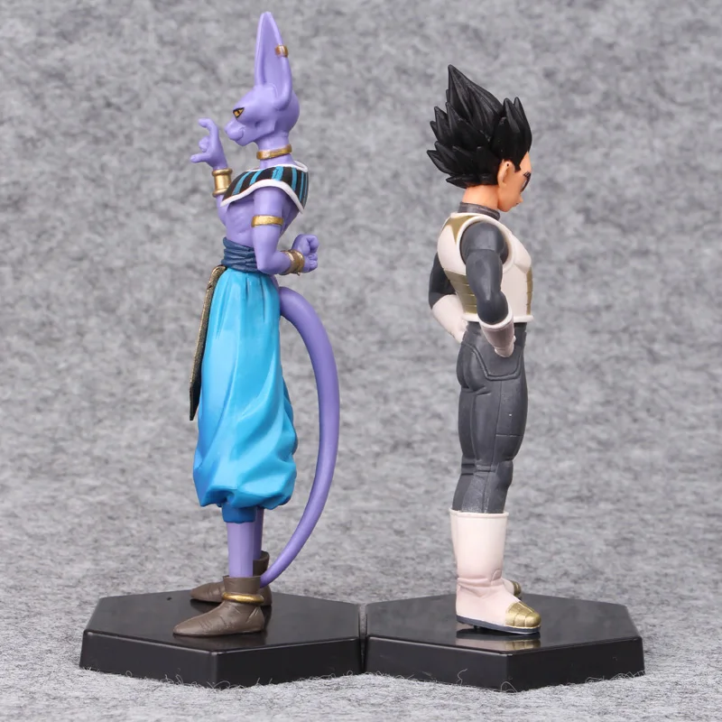 2 шт./партия косплей, японское аниме Dragon Ball Z Beerus Vegeta Бог, супер сайян ПВХ фигурка Модель Куклы Игрушки для детей Подарки