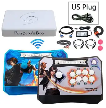 

Pandora Box 6 Wireless Arcade Game Controller Joystick kit 1300 in 1 Fighting 2 Players Wireless Stick console for PS3 PC TV