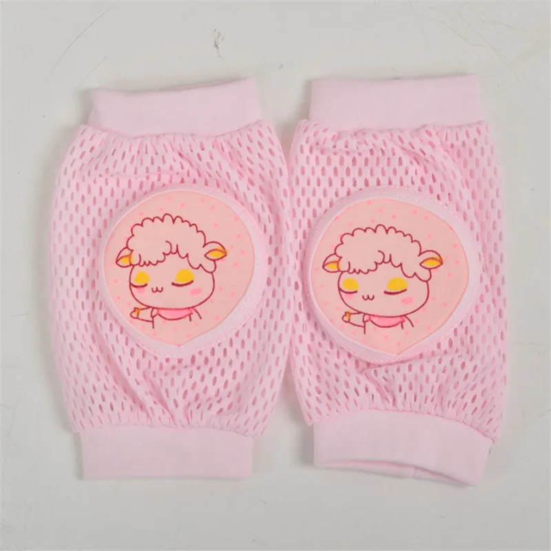 2017 Brand New Baby Knee Pads Infant Summer Cotton Baby Knee Anti-Fall Crawling Knee Elbow Protective Case 4 colors19