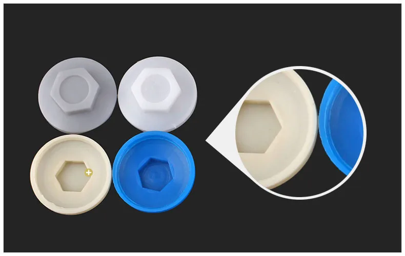 Outer hex hexagon Screw nut covers caps 6 (7)