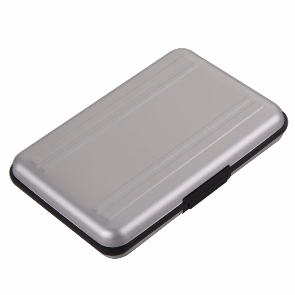 Portable Hot Sale Silver Micro SD Card Holder Memory Card Case Protector Aluminum case 8 solts for SD/ SDHC/ SDXC/ Micro SD Portable Hot Sale Silver Micro SD Card Holder Memory Card Case Protector Aluminum case 8 solts for SD/ SDHC/ SDXC/ Micro SD