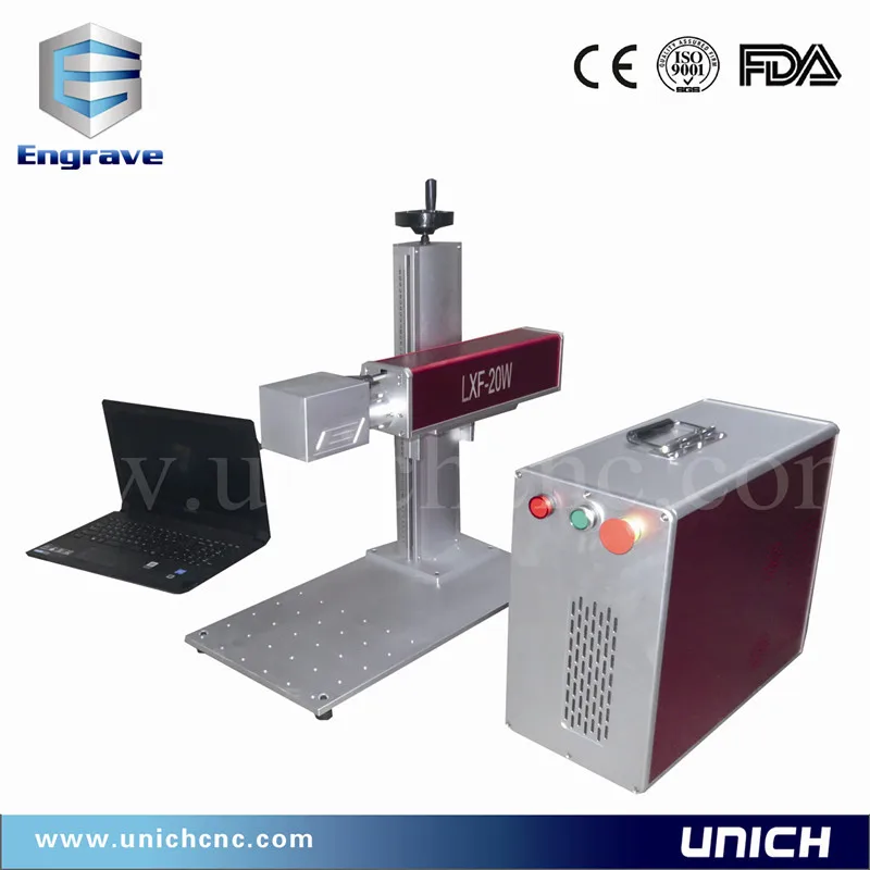 high quality portable marking Engraving Machine / fiber laser marking machine for sale-in Wood ...