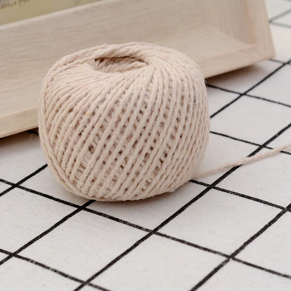 Хлопковый шпагат Бейкера веревка для DIY ручной работы аксессуары витой шнуры
