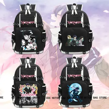 

Anime Noragami Men Backpack Knapsack Packsack Travel Otaku Black Studert Bags