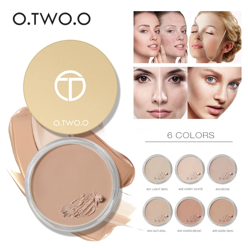 

O.TWO.O Face Concealer Makeup Primer Invisible Pore Wrinkle Cover Concealer Foundation Oil-control Concealer Palette Base Makeup
