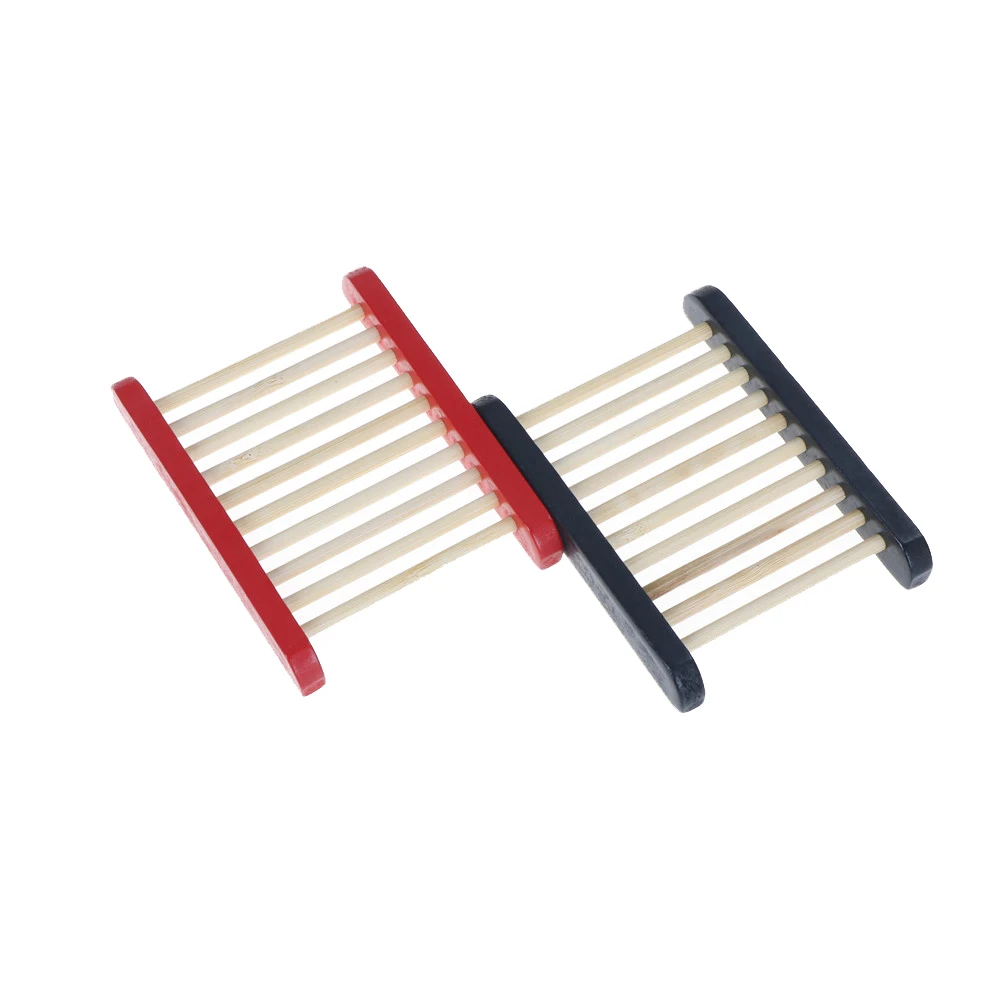 Storage Soap Rack Plate Box Container for Bath Shower 2 Colors Bathroom Natural Wood Soap Dish Wooden Soap Tray Holder