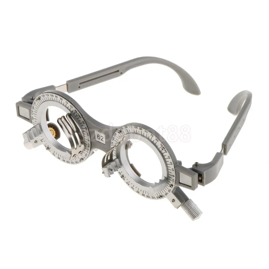Universal Adjustable Optical Trial Lens Frame Eyeglasses Optometry Optician Optic 52mm 56mm 58mm 60mm 62mm 64mm 66mm 68mm 70mm
