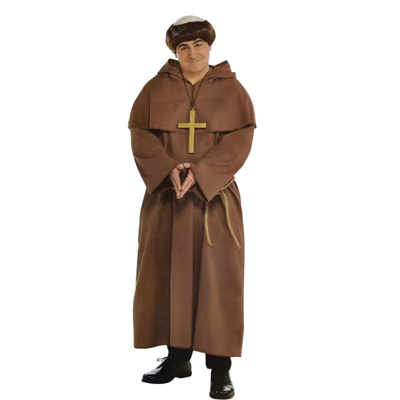 Halloween Priest priest Costumes Christmas Adult Man Jesus Costume