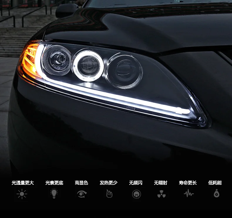 Фары мазда gg купить. Mazda 6 led фонарь. Mazda m6 2003-2015 фары. Фара Мазда 6 2003. Дальний свет Мазда 6.