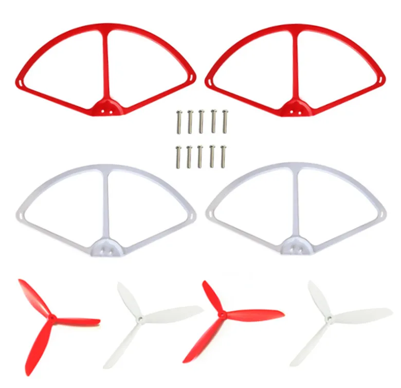 

Cheerson CX20 CX-20 CX 20 axis aircraft propeller accessories red and upgrade protective sleeve Set