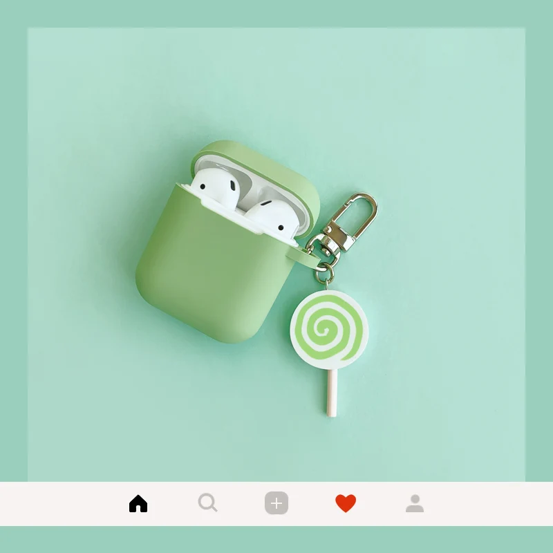 

Candy Keychain Cover For Apple Airpods 2 Case Protective Cover Bluetooth Wireless Earphone Cases For AirPods 2 Charging Box