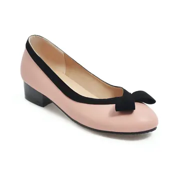 

Institute of leisure wind 2019 new low heel side with shallow mouth female 40-48 single shoes
