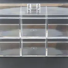 1 шт. прозрачная коробка для хранения насадка для татуировочной машины держатель для перманентного пигмент для перманентного макияжа подстаканник