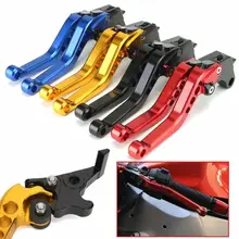 Черный/желтый/красный/синий мотоцикл Модифицированная ручка ЧПУ Роговая ручка подходит для Honda Grom MSX125 ручка сцепления Тормозная ручка