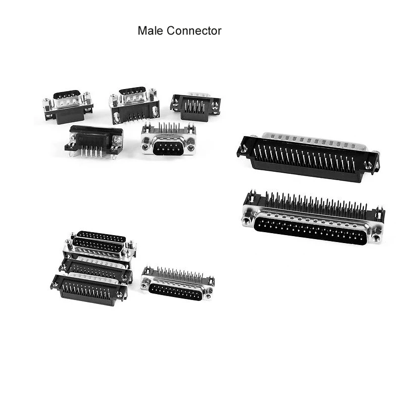 5 шт. DR9 DR15 DR25 DR37 9/15/25/37 Pin 90 градусов гнездо D sub PCB монтажный разъем DB9 DB15 DB25 DB37|db9