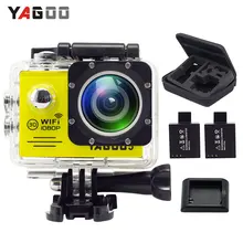 YAGOO5 Action Camera waterproof WIFI 12MP Full HD 1080P 30FPS 2.0″LCD 170D Sport Video cam Helmet camcorder