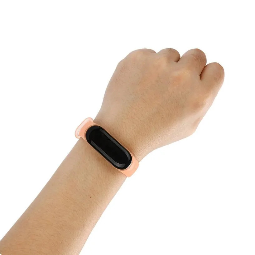 Прозрачный силиконовый сменный браслет на запястье для XiaoMi Mi Band 3 Носимых