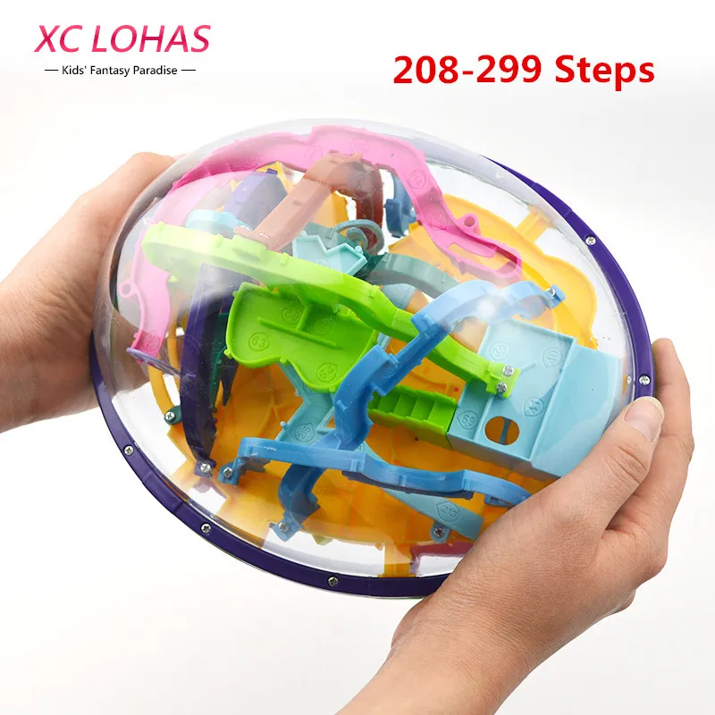 Home 3d Magic Intelligence Ball Educational Maze Cube Amazing Balance Toy For Kids Magic Rolling Globe Childrens Toys Birthday Gift