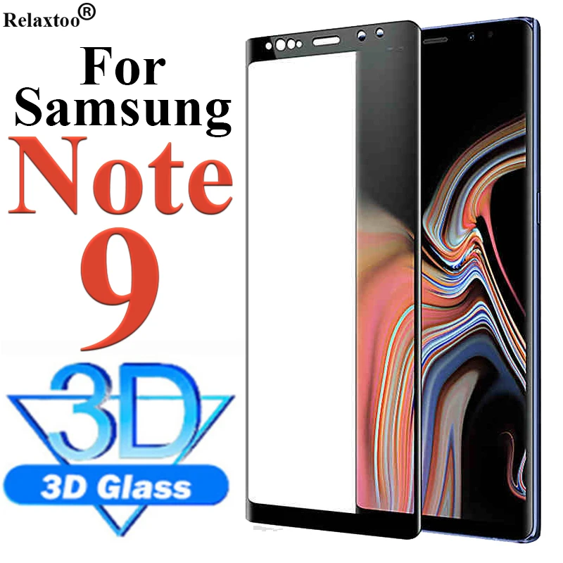 

3D Full Cover Glass On The For Samsung Galaxy Note 9 Tremp Samsun Galxy Note9 Not9 Screenprotector Tempered Protective Glas Film