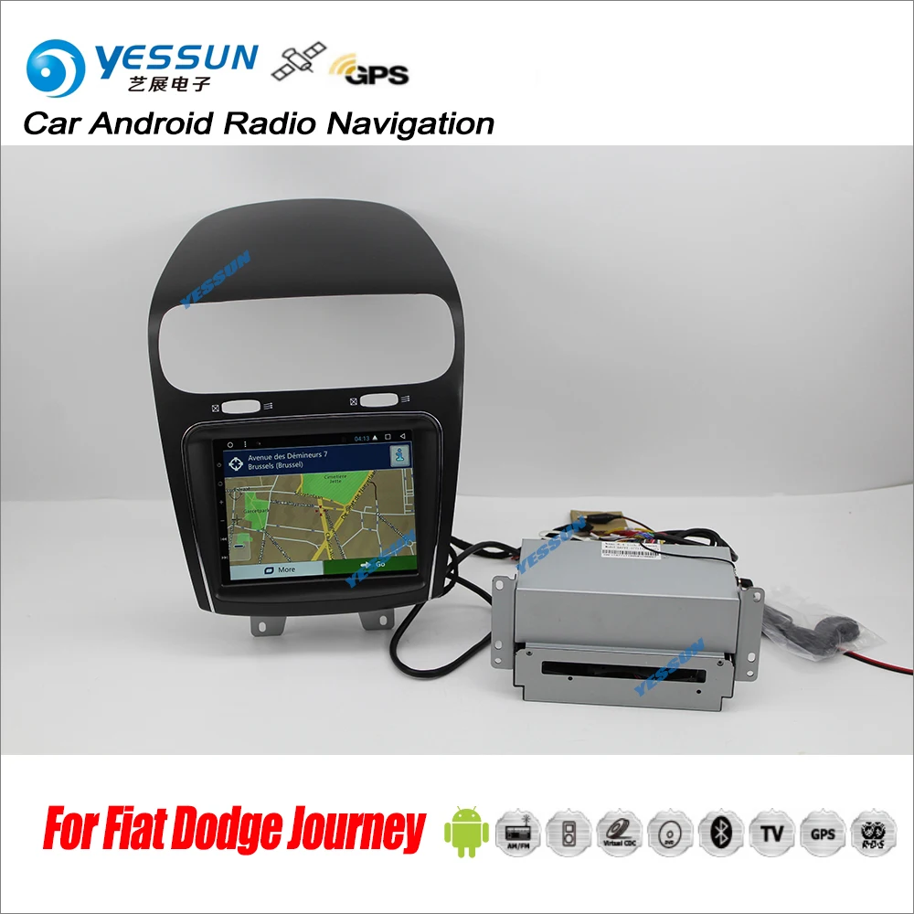 YESSUN для Dodge Journey 2008~ автомобильный Android радио CD DVD gps плеер навигации Navi Карты Стерео HD экран ТВ Мультимедиа