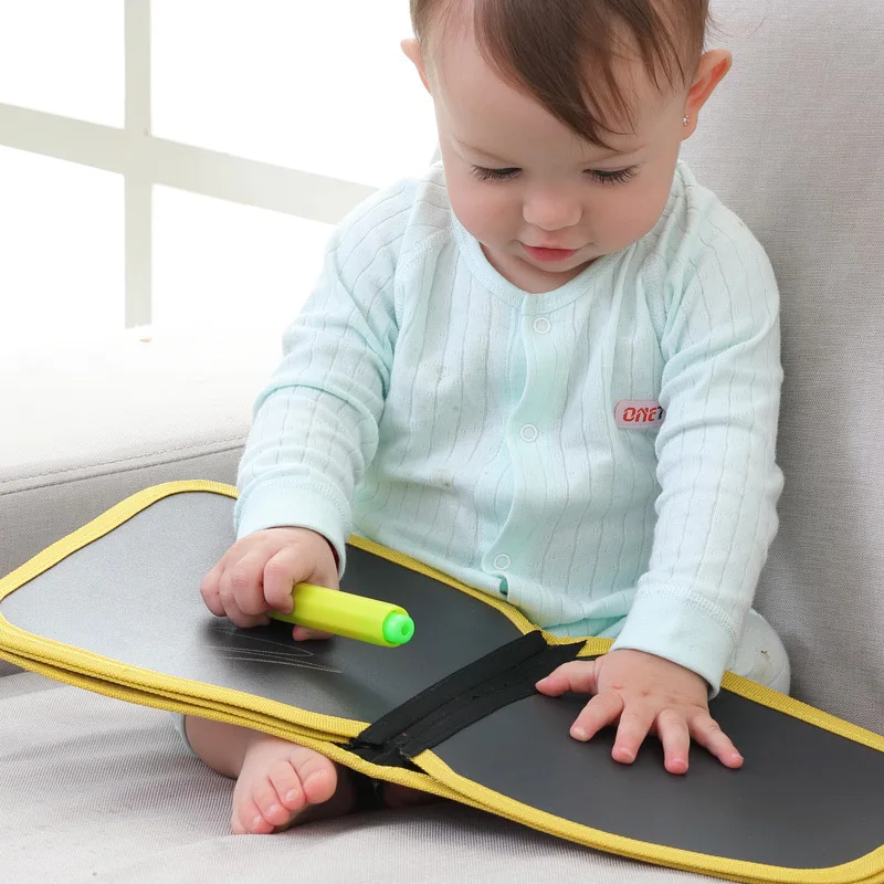 

Children Portable Sketchpad Colored Chalk Canvas Book Baby Early Education Enlightenment Learning Graffiti Blackboard