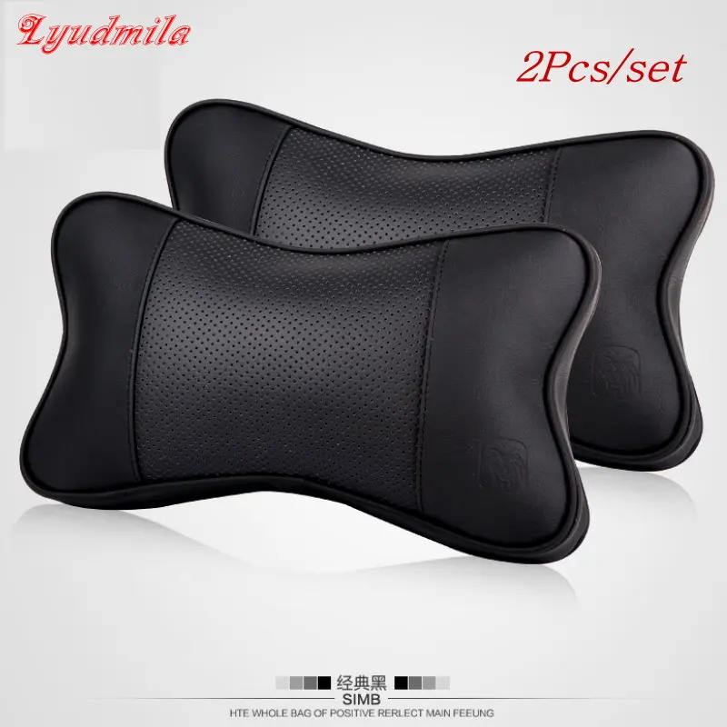 For Mercedes Benz / A pair of Car Seat Covers Head Neck Rest Cushion