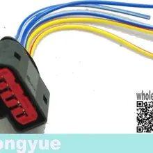 Longyue 10 шт. MAF 5 булавки разъем адаптера массового расхода воздуха Датчик для vw ГОЛЬФ 99-01 1J0 973 775A 1J0973775A 6"