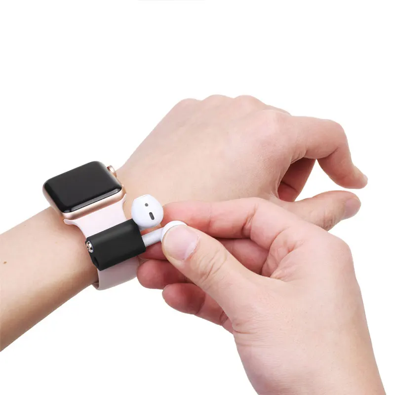 애플워치에 장착 가능한 에어팟 홀더