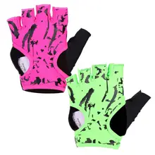 1 пара Женские Перчатки для фитнеса противоскользящие износостойкие масса гантелей подъемное оборудование для фитнеса полупальцевые спортивные перчатки