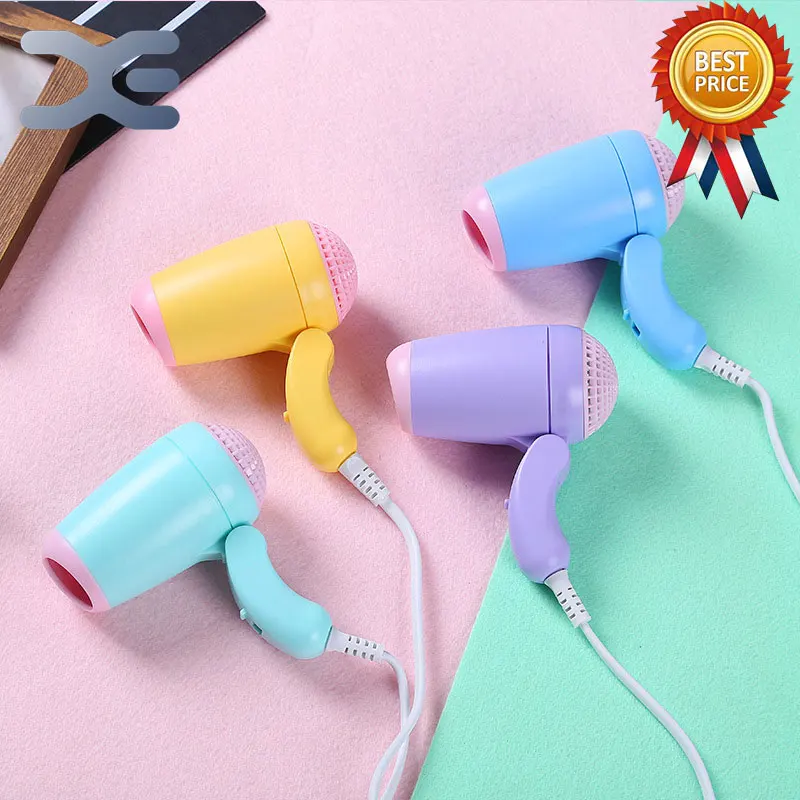 

Mini Hairdryer Low Power Household Blow Dryer Portable For Ttravel Foldable Hair Dryer 9 Colors Electrical Appliances