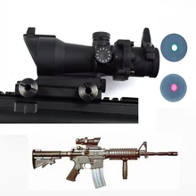 Optics Sight ACOG 1X32 Red Green Dot Rifle Scope Tactical Riflescope For Hunting Shooting 20mm Weaver Rail Rifle Scope Air Gun Optics Sight ACOG 1X32 Red Green Dot Rifle Scope Tactical Riflescope For Hunting Shooting 20mm Weaver Rail Rifle Scope Air Gun