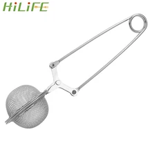 Ilife-infuseur à thé en acier inoxydable, sphère en maille, passoire à thé pour café, herbe, épices, avec poignée pour boule de thé