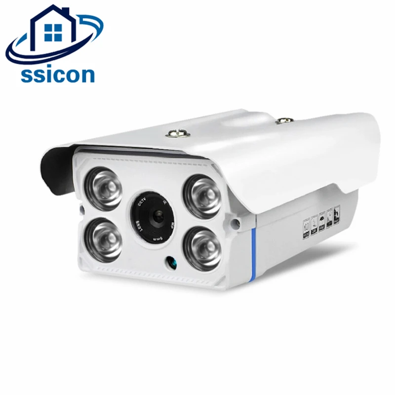 

SSICON 1080P AHD Security Camera Outdoor Array infrared 4mm Lens Bullet Surveillance Camera Waterproof 2MP Night Vision