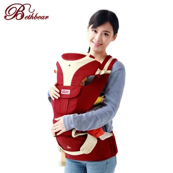 

Bethbear Baby Sling 4 in 1 Stretchy Wrap Carrier Baby Backpack&Bag kids Birh-3 Yrs Breastfeeding Cotton Hipseat Products