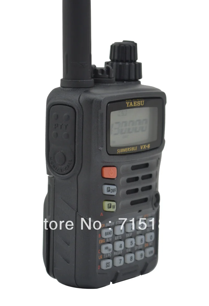 Yaesu VX-6R портативный Ham двухстороннее радио погружной FM трансивер Yaesu VX 6R радио