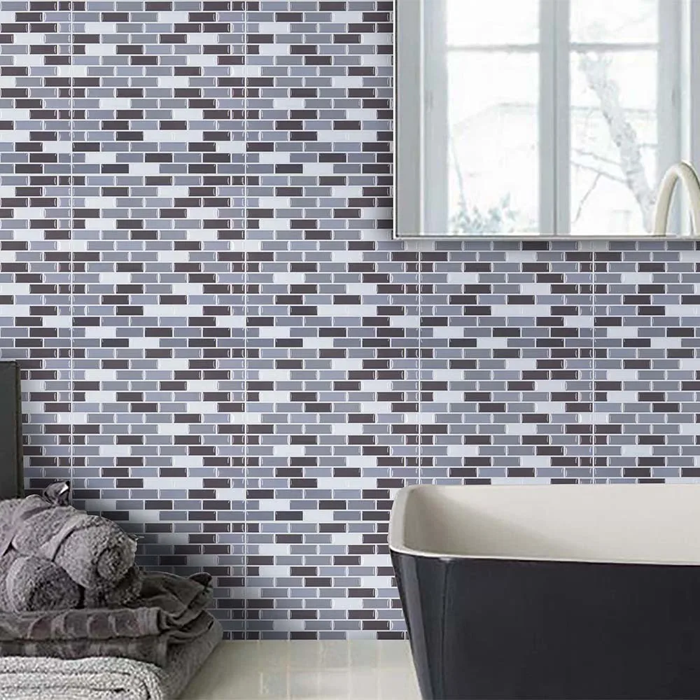 Настенные 3D плитки мозаика 9x9 дюймовая плитка Backsplash для ванной и кухни настенная