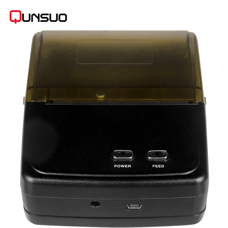 58 мм Bluetooth Термальность принтер этикеток Стикеры Беспроводной принтер штрих-кода Портативный QR код печатная машина
