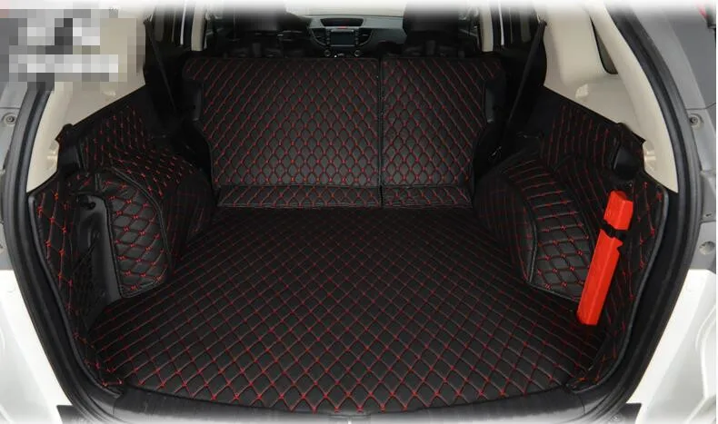 

High quality! Special car trunk mats for Honda CR-V 2016-2012 waterproof cargo liner mat boot carpets for CRV 2015,Free shipping