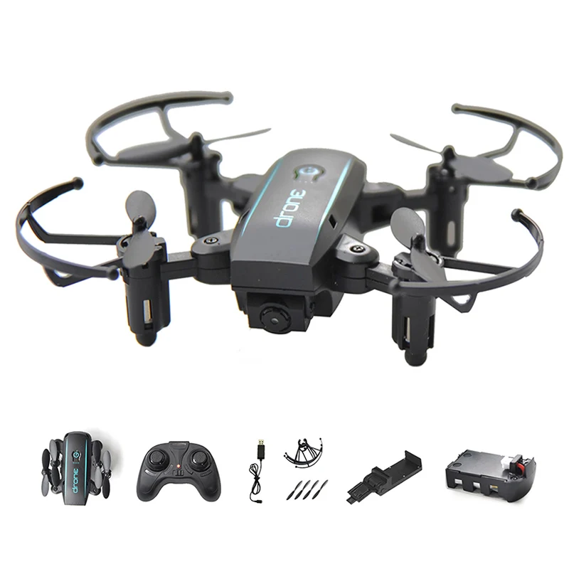 IN1601 Mini RC Drone 2.4G 720P with Camera Wifi FPV Foldable Altitude Hold Quadcopter Remote Control Helicopter