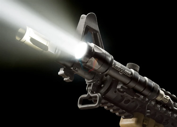 Tático Surefir Airsof Lanterna Led 500lumens Arma Tática M600 Luz Caça Scout M600u 4 Luzes de armas