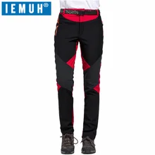 IEMUH/Брендовые женские Зимние флисовые термобрюки для спорта на открытом воздухе, одежда для походов, походов, катания на лыжах, кемпинга, женские брюки