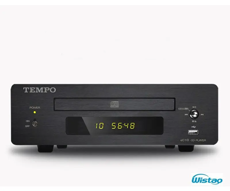 

HIFI CD Player HD850 Module PCM1796 DAC Compact Support 2T U Disk Black/Silver panel Black Casing Coaxial Audio