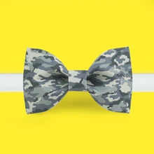 Повседневная мужская мода, дизайн, бабочка на шею, платье жениха, галстук-бабочка, камуфляж