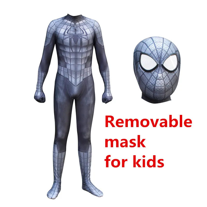 Костюм паука Гвен Стейси косплей костюм Человека-паука Zentai боди костюм для детей и взрослых - Цвет: For kids